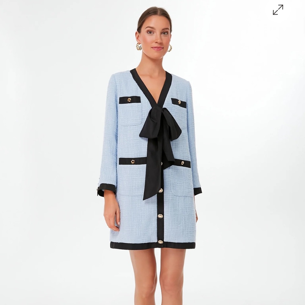 Tuckernuck Blue Tweed Dress